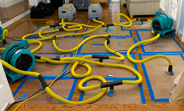 Professional Water Extraction technician working in Fairfax, SD